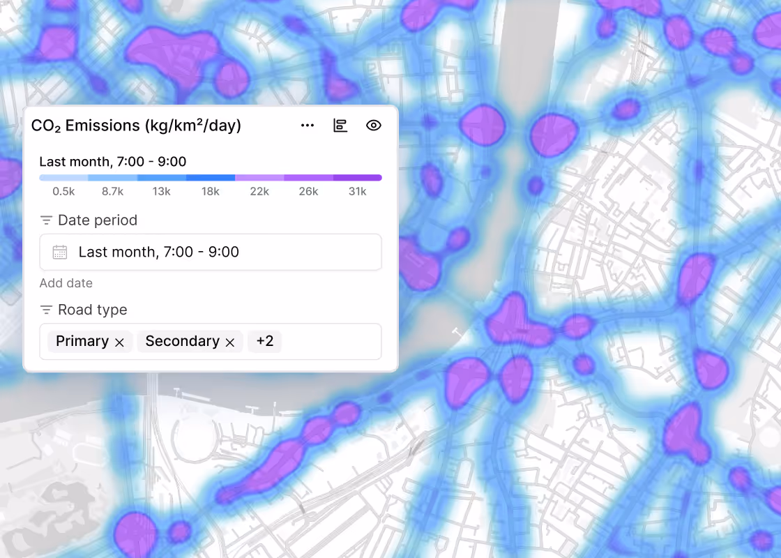 A UI display showcasing Climate Resilience